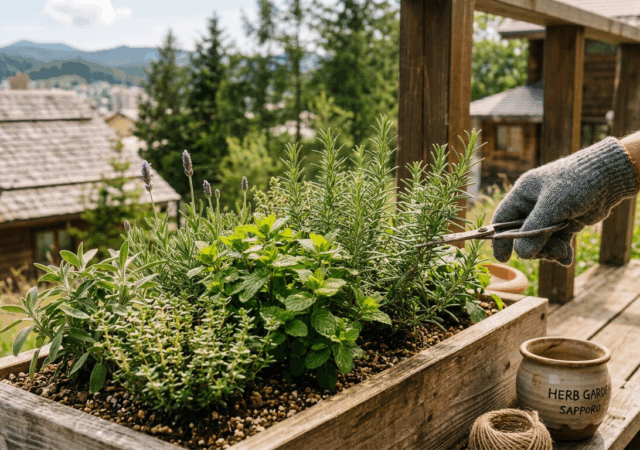 「食べられる庭（エディブルガーデン）」